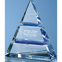 15cm Optical Crystal Luxor Award