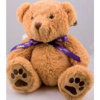 10 inch Dexter Bear with Neck Bow