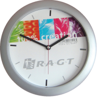 Silver Grand Promo Wall Clock