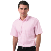 Russell Collection Mens Short Sleeve Ultimate Non-Iron Shirt