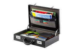 Standard budget briefcase F12284 Black
