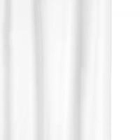 Plain White Shower Curtain 180cm x 180cm