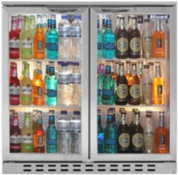 Blizzard BAR2SS Stainless Steel Double Door Bottle Cooler