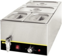 Buffalo S047 Bain Marie With Tap With Pans