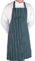 Whites Chefs Clothing Butchers Stripe Bib Aprons