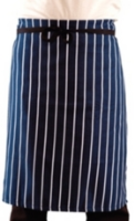 Whites Chefs Clothing Butchers Stripe Waist Apron