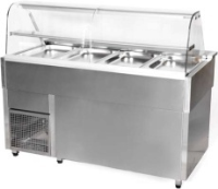 Igloo CASIA HOT Bain Marie Curved Glass Display Counter