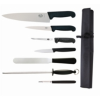 Victorinox 7 Piece Knife Set & Wallet - F221