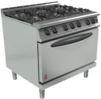 Falcon Dominator Plus G3101D 6 Burner Gas Oven With Drop Down Door