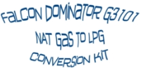 Falcon Dominator G3101 Natural Gas to LPG Conversion Kit - RET 2739