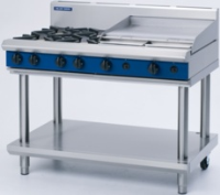 Blue Seal G518B 4 Burner/600mm Griddle Cooktop