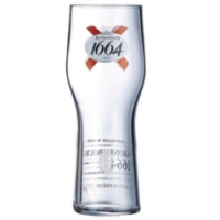 Arcoroc 570ml Kronenbourg 1664 Beer Glasses - Box of 24