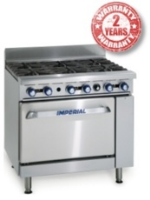 Imperial IR6 6 Burner Gas Oven