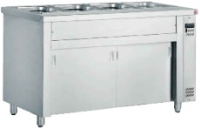 Inomak Storage Cupboards With Wet Well Bain Marie Top