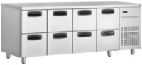 Inomak PN2222 8 Drawer Gastronorm Refridgerated Prep Counter