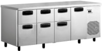 Inomak PN2229 1 Door, 6 Drawer Prep Counter