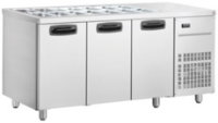 Inomak ZN999 3 Door Refrigerated Prep Counter