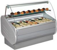 Interlevin Italia MASTER Curved Glass Serve Over Counter