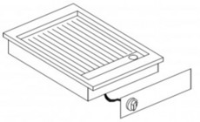 Giorik LGE4811D Drop In Electric Griddle - Ribbed Plate