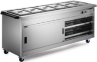 Lincat P8B6 / P8B6PT Bain Marie Top Mobile Hot Cupboards