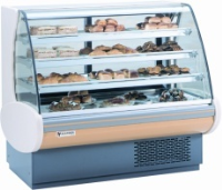 Mafirol RUBI Curved Glass Patisserie Display Serve Over Counter