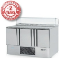 Infrico ME1003 PIZZA 3 Door Prep Counter