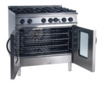 Moorwood Vulcan MVRC6 6 Burner Gas Convection Oven