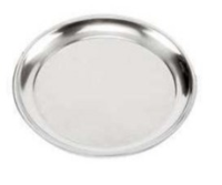1.5" Deep Proof Lined Silver Anodised Pizza Pan