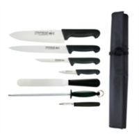 ChefWorks 7 Piece Knife Set & Wallet
