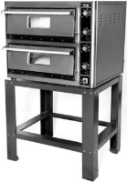 Super Pizza PO10268DE Twin Deck Electric Pizza Oven
