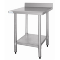 Vogue Stainless Steel Table With Upstand - T379