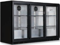 Tefcold BA30S Triple Door Sliding Bottle Cooler