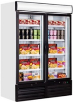 Tefcold NF5000G Double Door Display Freezer