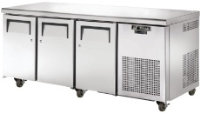 True TGU-3F 3 Door Freezer Prep Counter