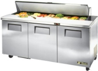 True TSSU-72-18 3 Door Prep Counter