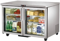 True TUC-48G Stainless Steel Undercounter Display Fridge