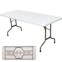 Bolero Foldaway Rectangular Utility Table - Large