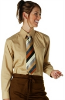 Uniform Works A873 Unisex Long Sleeve Tan Shirt