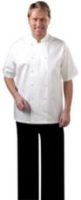 Whites Chefs Clothing A211 Unisex White Short Sleeve Vegas Chefs Jacket