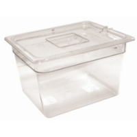 Vogue Clear Polycarbonate 1/2 Gastronorm Containers