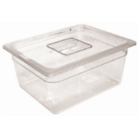 Vogue Clear Polycarbonate 1/3 Gastronorm Containers