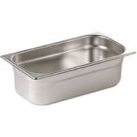 Vogue Stainless Steel 1/4 Gastronorm Pans