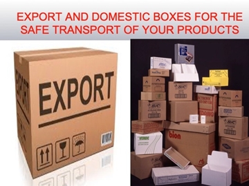 Transit and export packaging