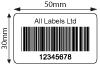Premium Tote Bin Labels 50mm x 30mm
