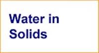 Water in Solids Measurement