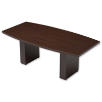 Rectangular Dark Walnut Boardroom Table