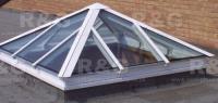 Glass Pyramid Rooflights for flat roofs  Details