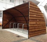 Alpine Shiplap Wooden Cycle Shelter