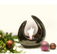 Crescent Black Medium Outdoor Fire