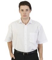 Absolute Apparel Short Sleeve Poplin Shirt